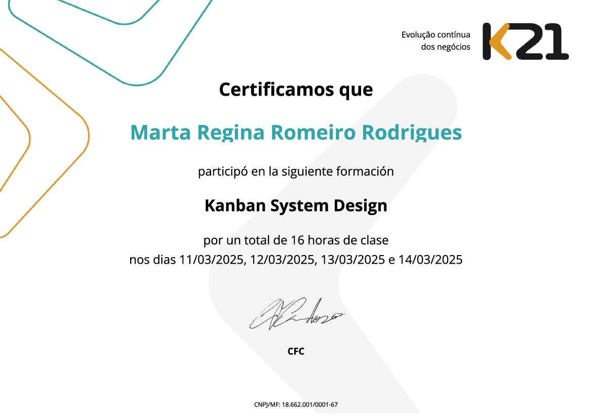 Certificado K21